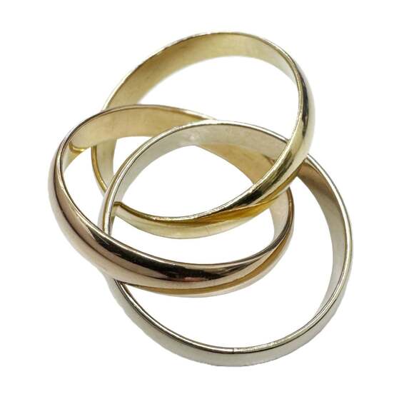 CARTIER Gold Trinity Ring #49 - Picture 4 of 6